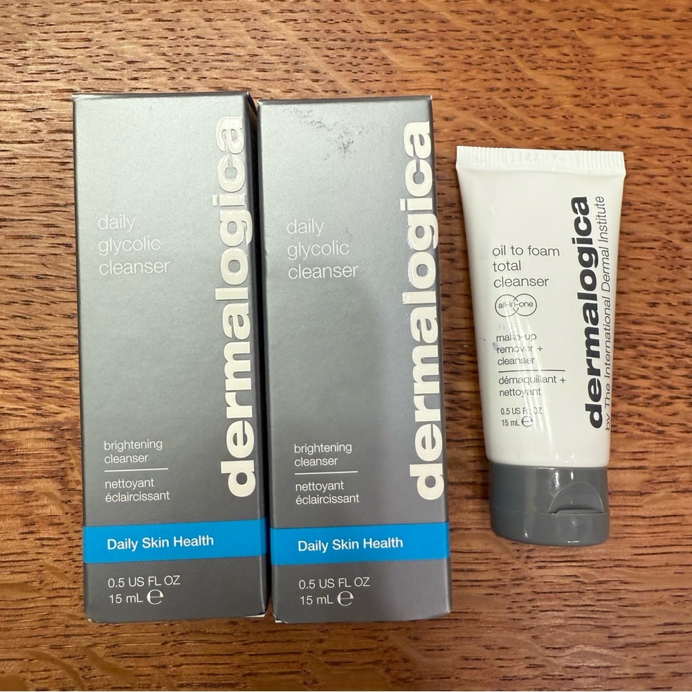 Dermalogica sample cleaners new